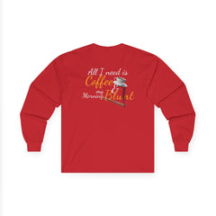 Coffee & Cannabis: Long-Sleeve T-Shirt for Morning Blunt Lovers