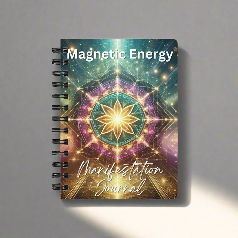 Magnetic Energy Manifestation Journal - Align, Attract, Achieve | Spiritual & Motivational Notebook