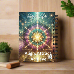 Magnetic Energy Manifestation Journal - Align, Attract, Achieve | Spiritual & Motivational Notebook