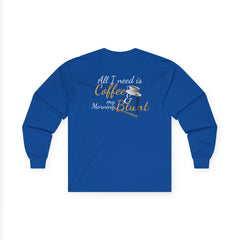 Coffee & Cannabis: Long-Sleeve T-Shirt for Morning Blunt Lovers